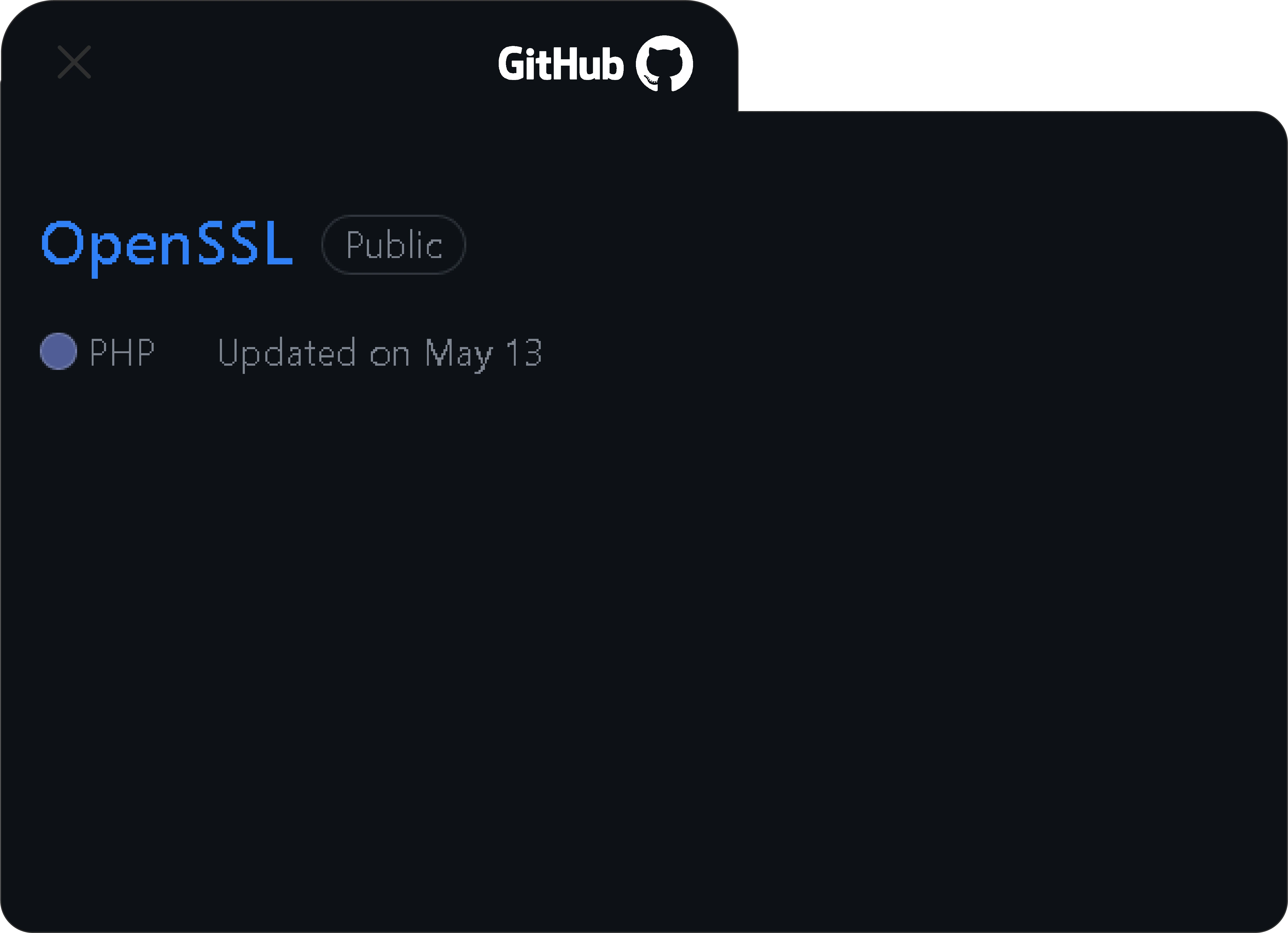 Github open ssl